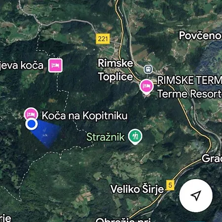 Planinska Koca Na Kopitniku بيت خشبي